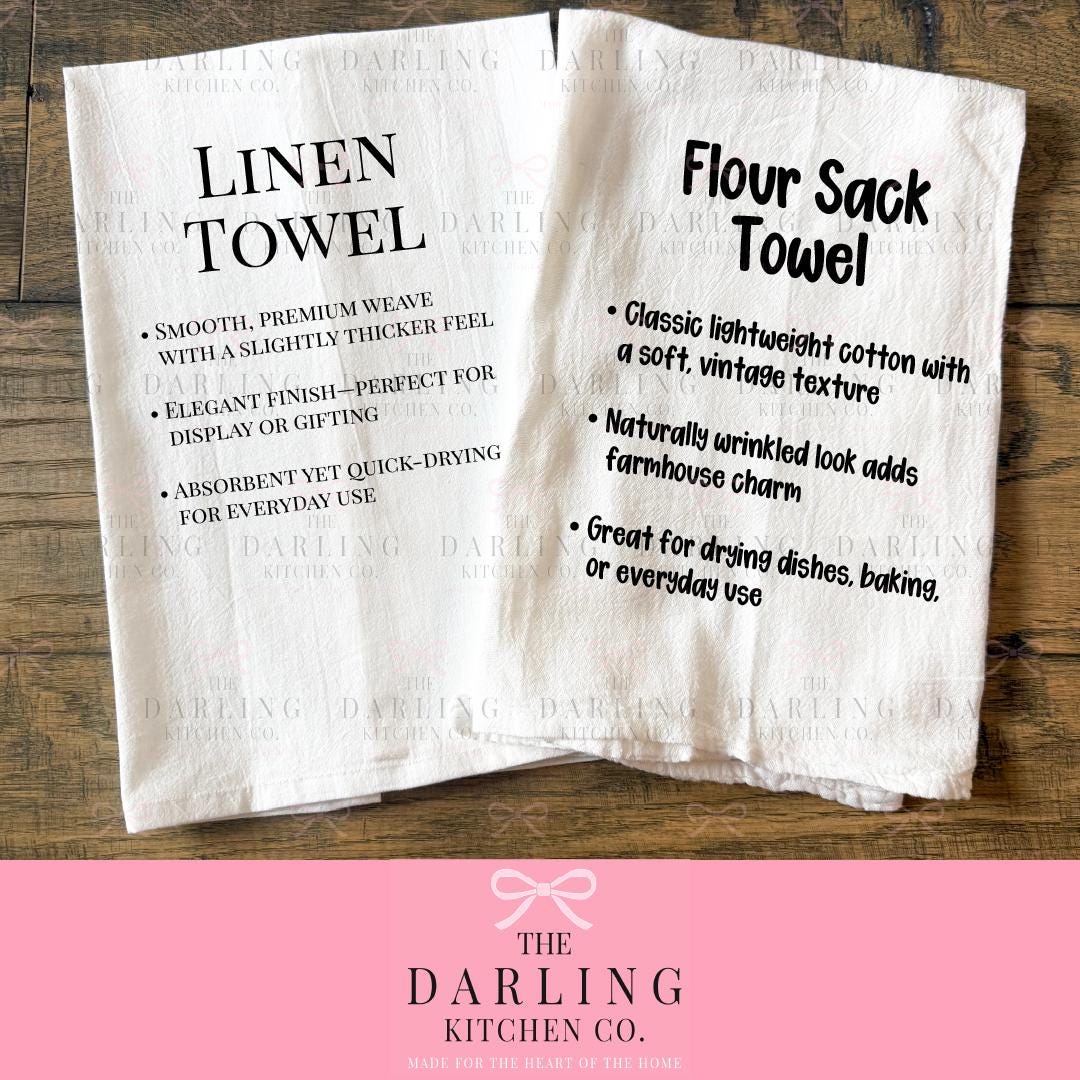 Personalized Thanksgiving Tea Towel | Cute Turkey & Bow Hand Towel